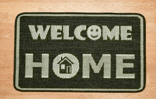 Welcome Home 19159/80 szürke beltéri lábtörlő 40x60