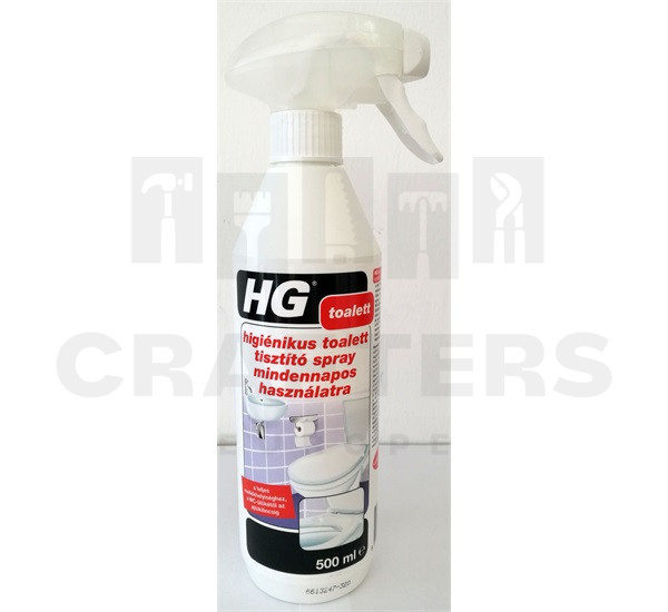 HG higiénikus toalett tisztító spray mindennapos használatra 500ml