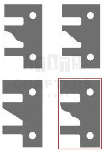 Stark "D" Profillapka 40x25x2