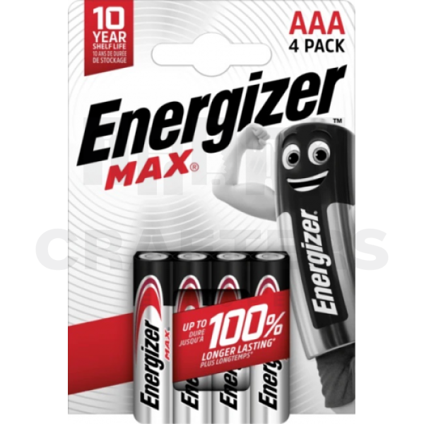 Energizer Max Alkáli Mikro Elem AAA B4