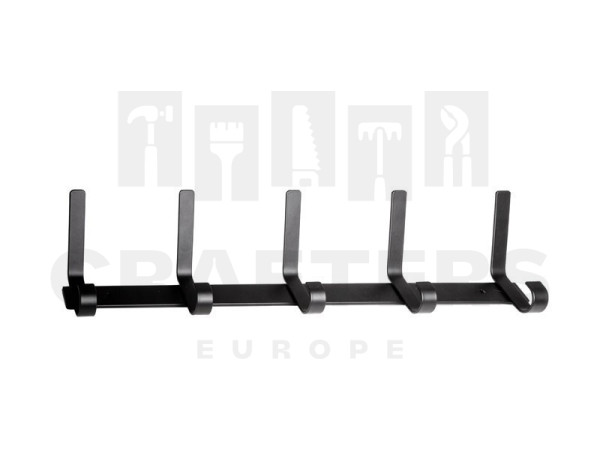 FOGASSOR E6091 5 DB AKASZTÓVAL MATT FEKETE