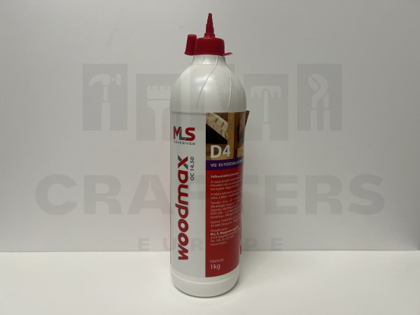 Faipari ragasztó Woodmax D4 vízálló 1 kg