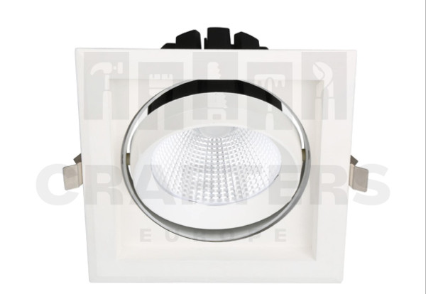 Avide LED Downlight Sein Négyzetes 1x30W IP20 2800lm 36° NW 4000K