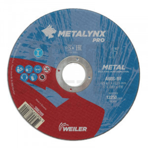 METALYNX PRO METAL vágókorong 115x1,0x22,2 A60T-BF