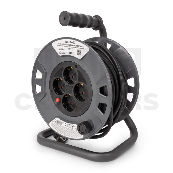 Entac Kábeldobos Hosszabbító 4 Foglalat 15m