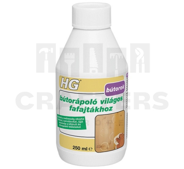 HG Bútorápoló világos fafajtákhoz 250ml