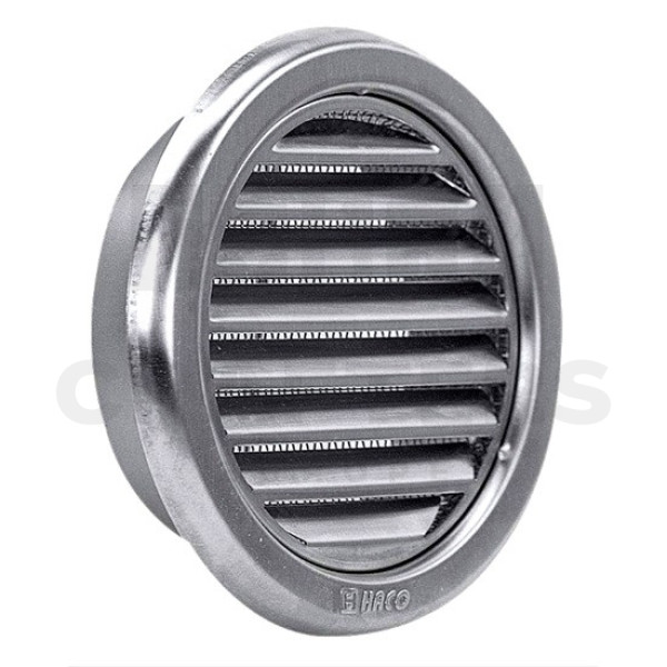 szellőzőrács kerek d=110mm INOX