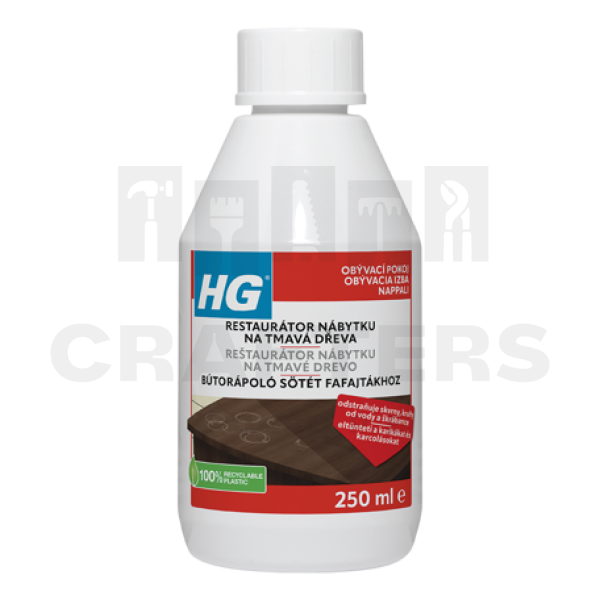 HG Bútorápoló sötét fafajtákhoz 250ml