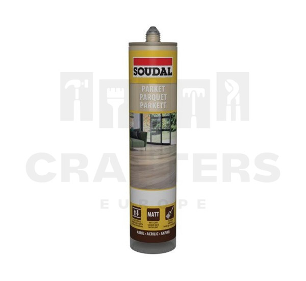 Soudal parkettatömítő gyöngyházfehér RAL1013 290 ml