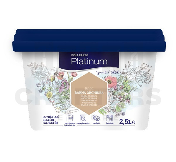 Platinum falfesték Barna orchidea BO40 2,5 L