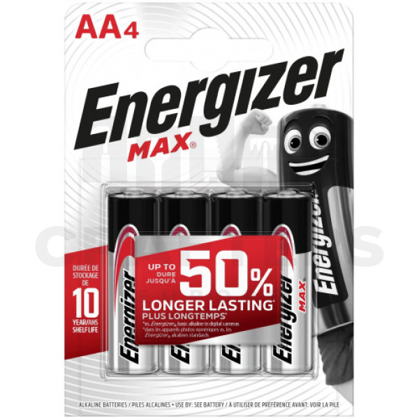 Energizer Max Alkáli Ceruza Elem AA B4