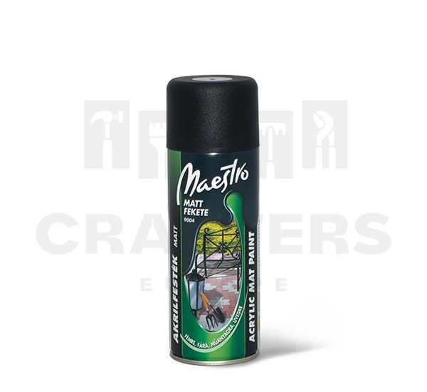 Maestro matt fekete 9004  aer. 400ml