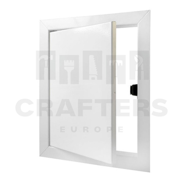 szervízajtó  200x300mm fém fehér (mágneses)