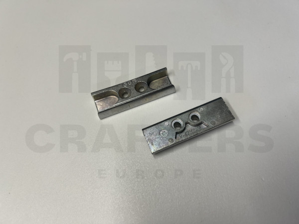 GU záródarab, Eurofalc 18x8 mm, 9V, cink ezüst