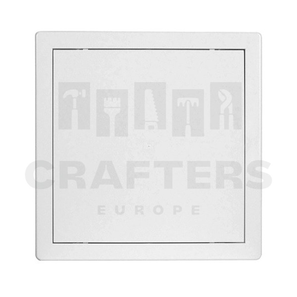 szervízajtó 300x300mm műanyag fehér