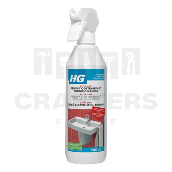 HG Extra erős vízkő-eltávolító habspray 500ml