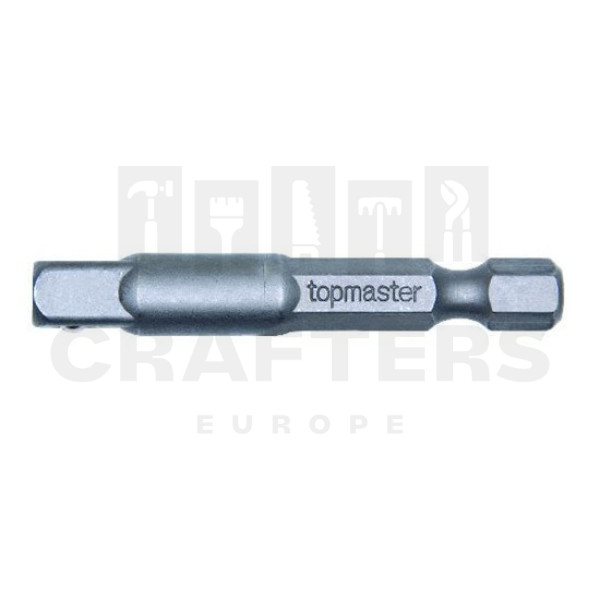 dugókulcsadapter 1/4" HEX Cr-V topmaster