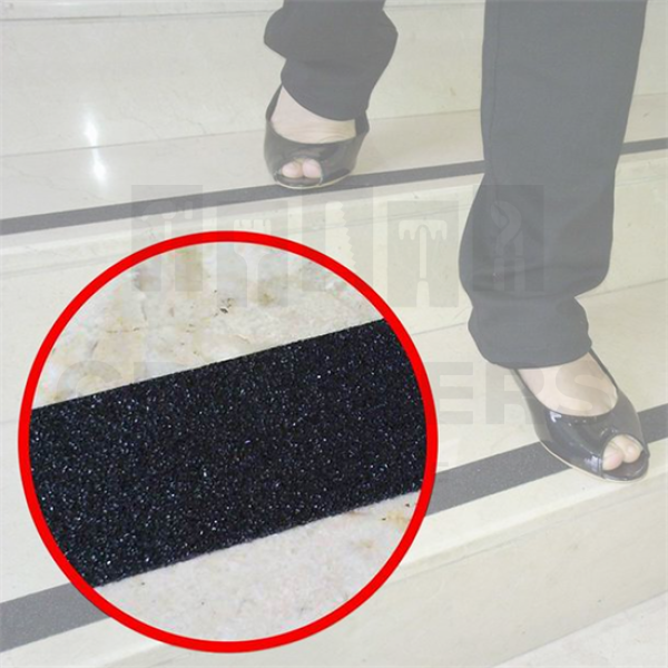 SB csúszásgátló szalag 19x600mm fekete (6 db)