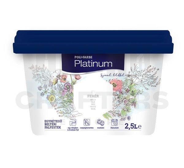 Platinum falfesték Fehér F10 2,5 L