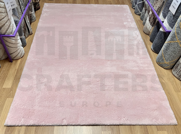 Rózsaszín puha szőnyeg 120x170 cm